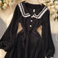 Stylish corduroy long sleeve dress  891