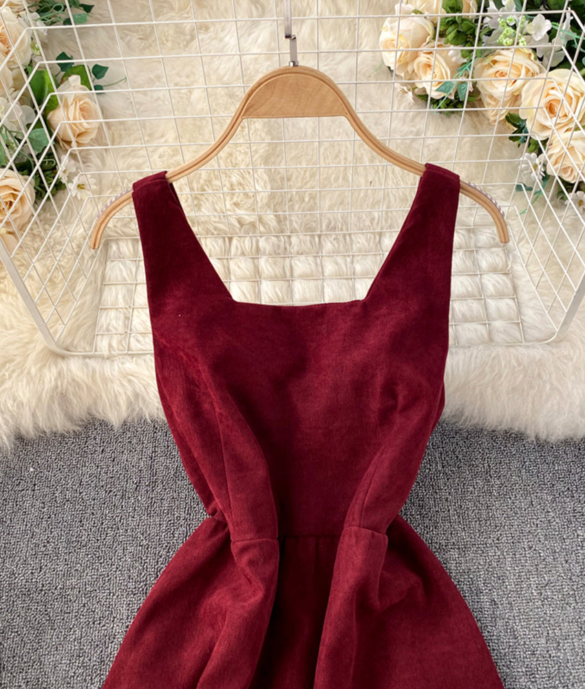 Süßes kurzes Kleid in A-Linie Modekleid 884