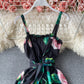 Stylish A line floral pattern dress  883