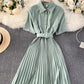 Simple A line dress fashion dress  881