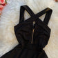 Sexy A line backless dress short dress  894