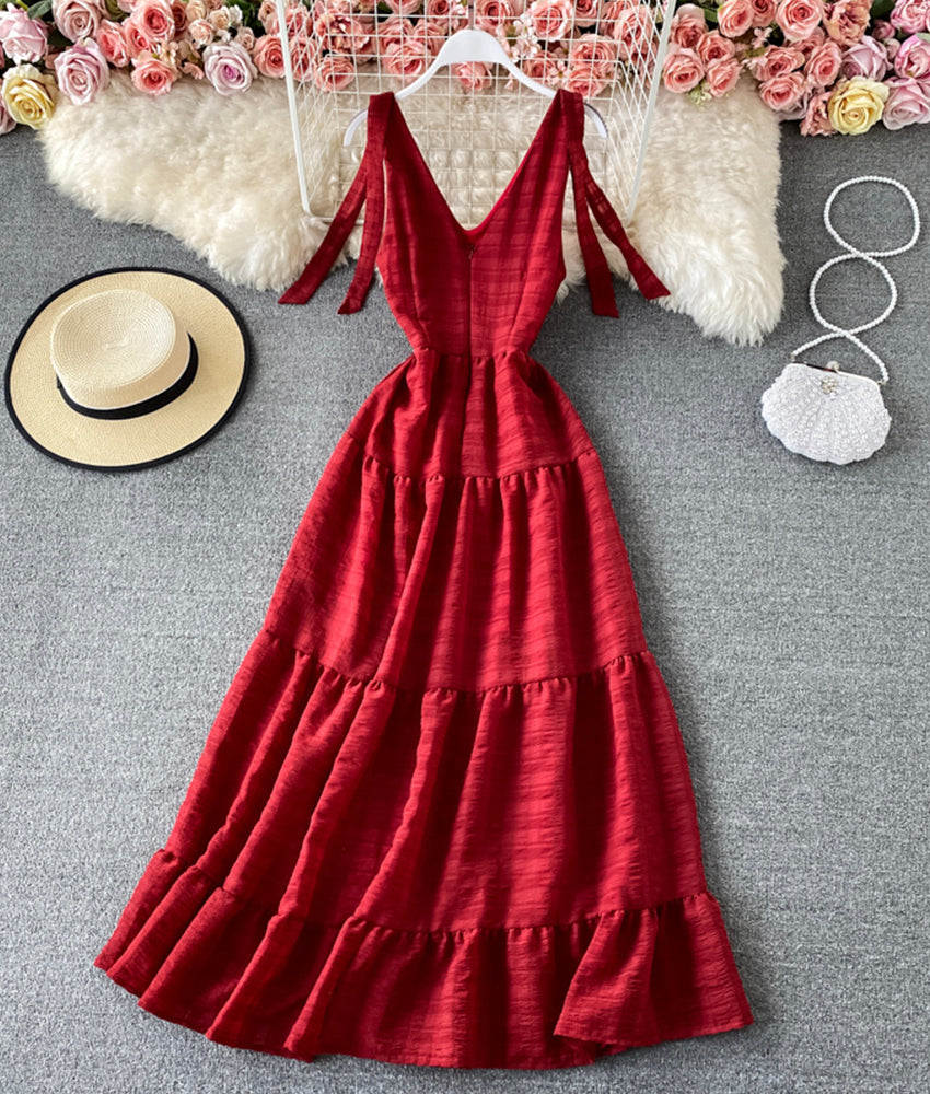 Süßes kurzes Kleid in A-Linie Modekleid 878