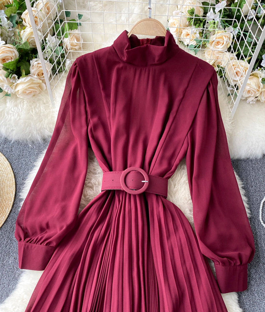 Elegant A line chiffon dress fashion dress  907