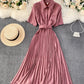 Simple A line dress fashion dress  881