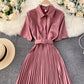 Simple A line dress fashion dress  881