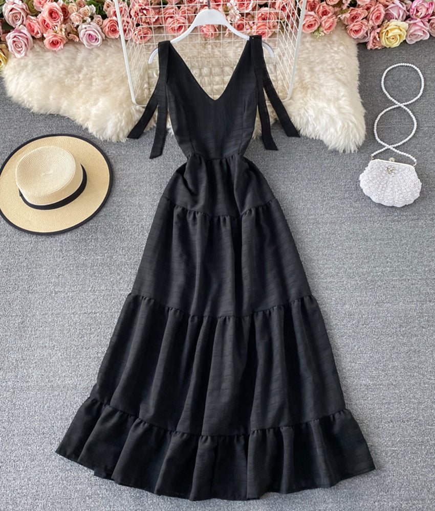 Süßes kurzes Kleid in A-Linie Modekleid 878