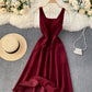 Süßes kurzes Kleid in A-Linie Modekleid 884
