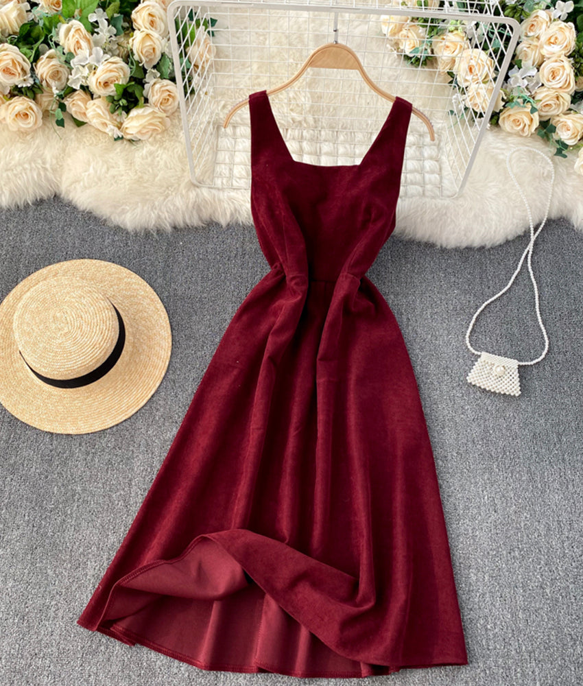 Süßes kurzes Kleid in A-Linie Modekleid 884