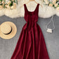 Süßes kurzes Kleid in A-Linie Modekleid 884