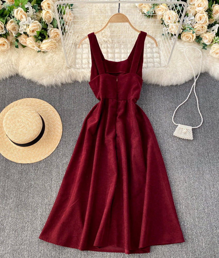 Süßes kurzes Kleid in A-Linie Modekleid 884