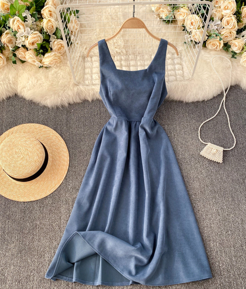 Süßes kurzes Kleid in A-Linie Modekleid 884