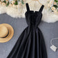 Jolie robe courte à lacets en forme de A 872
