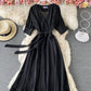 Robe courte simple à col en V, robe tendance 868