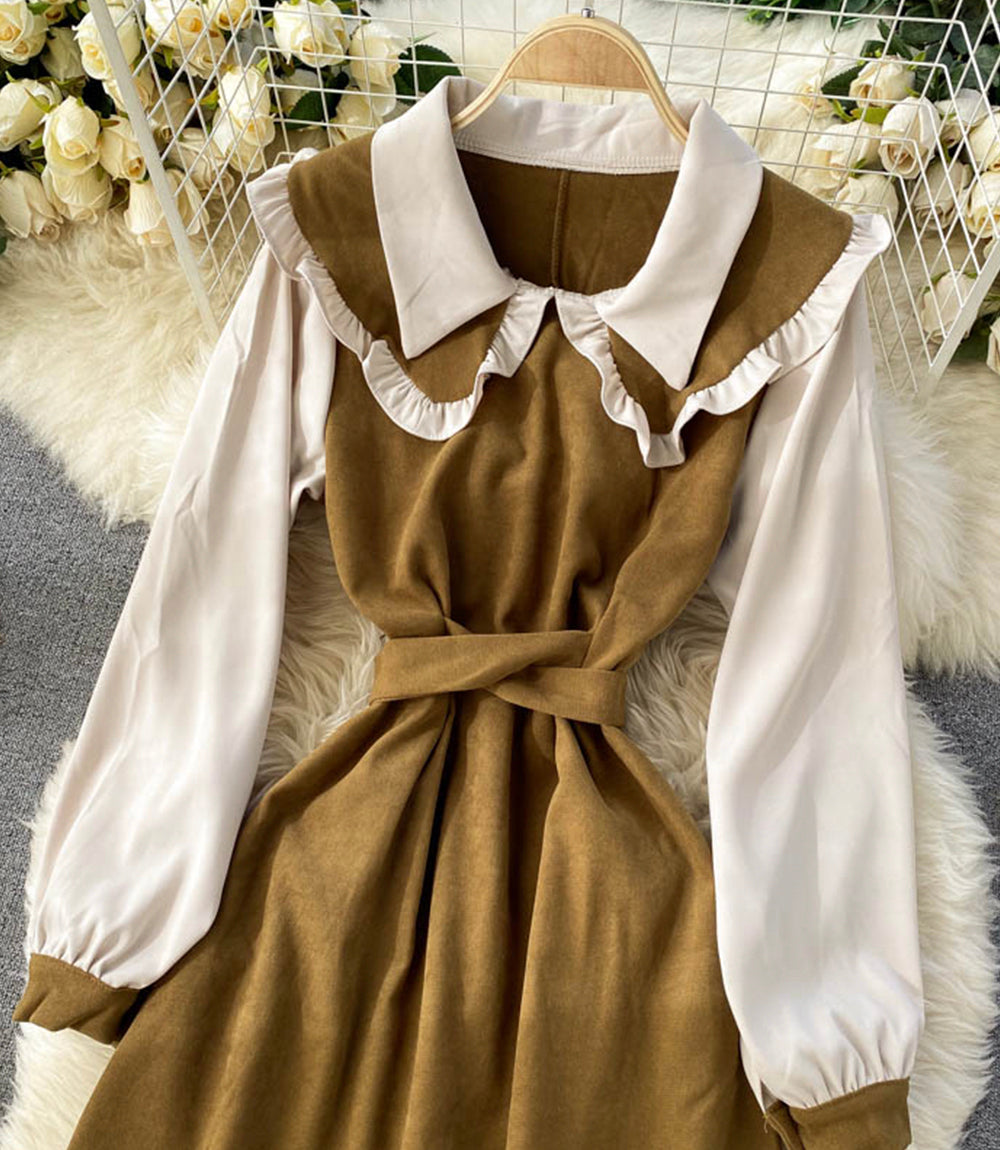 Cute A line short dress fashion dress  873