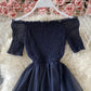 Cute A line dress fashion dress  839