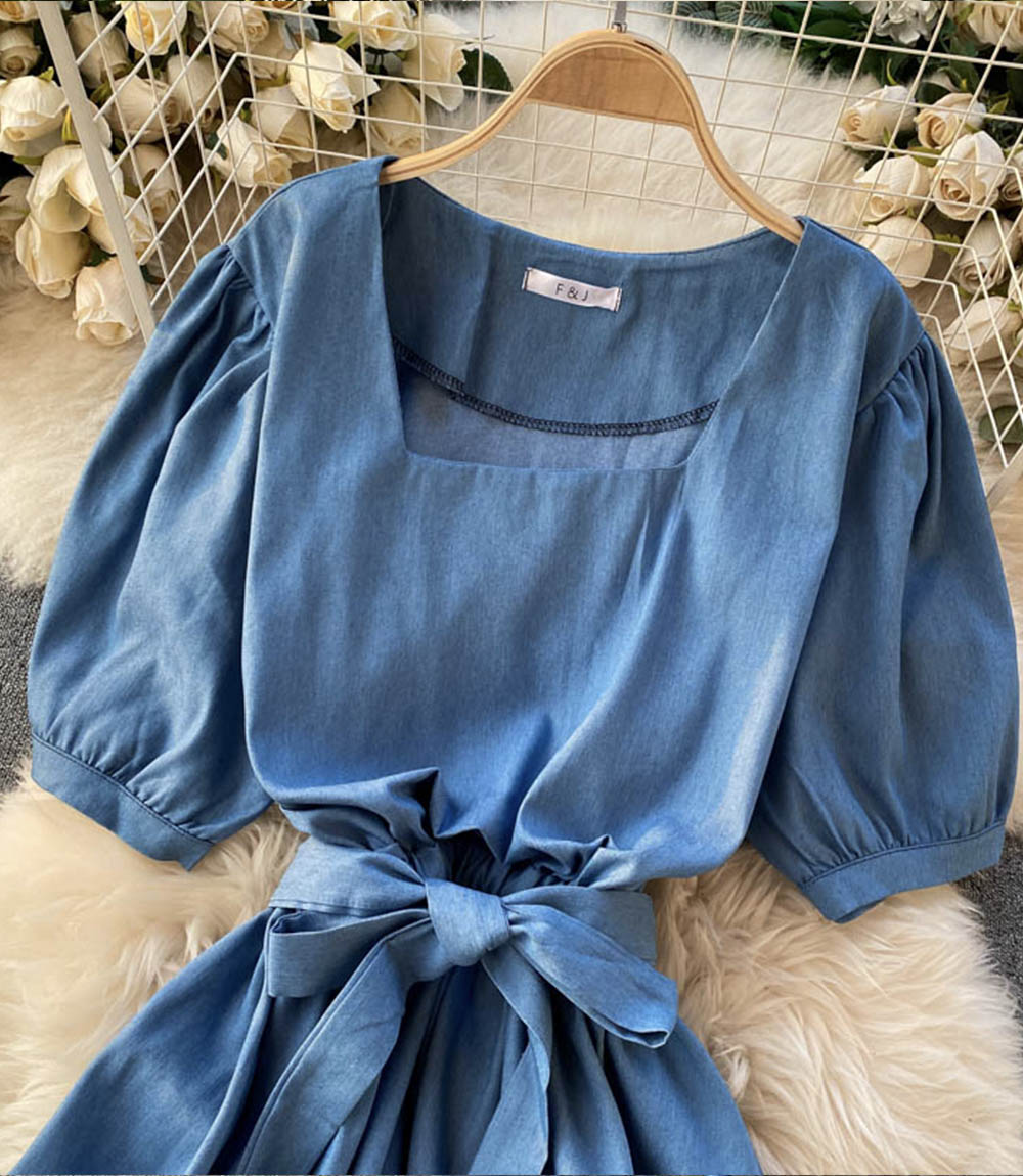 Cute A line short dress fashion dress  858
