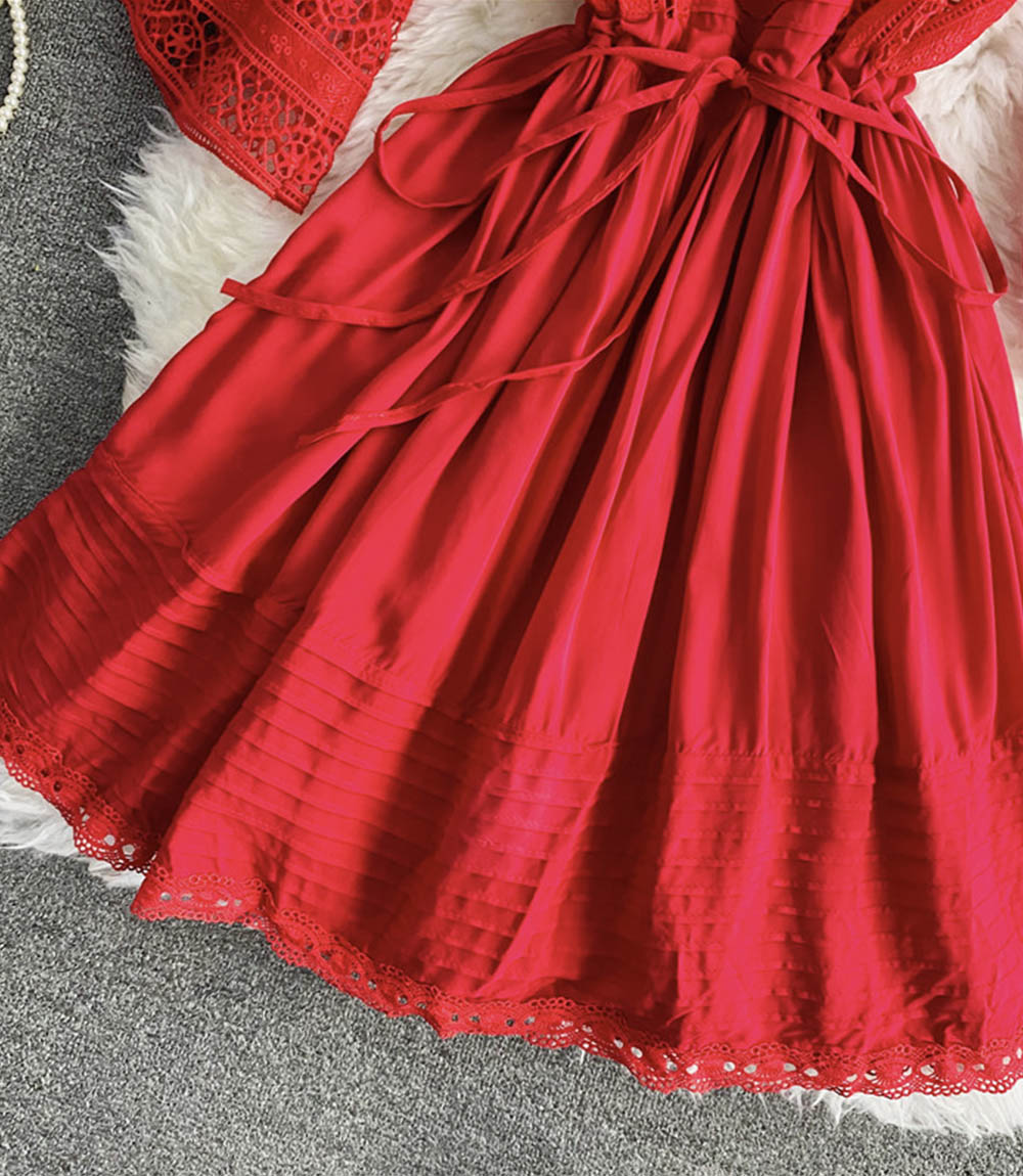Cute A line short dress fashion dress  844