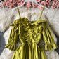 Cute A line short dress  849