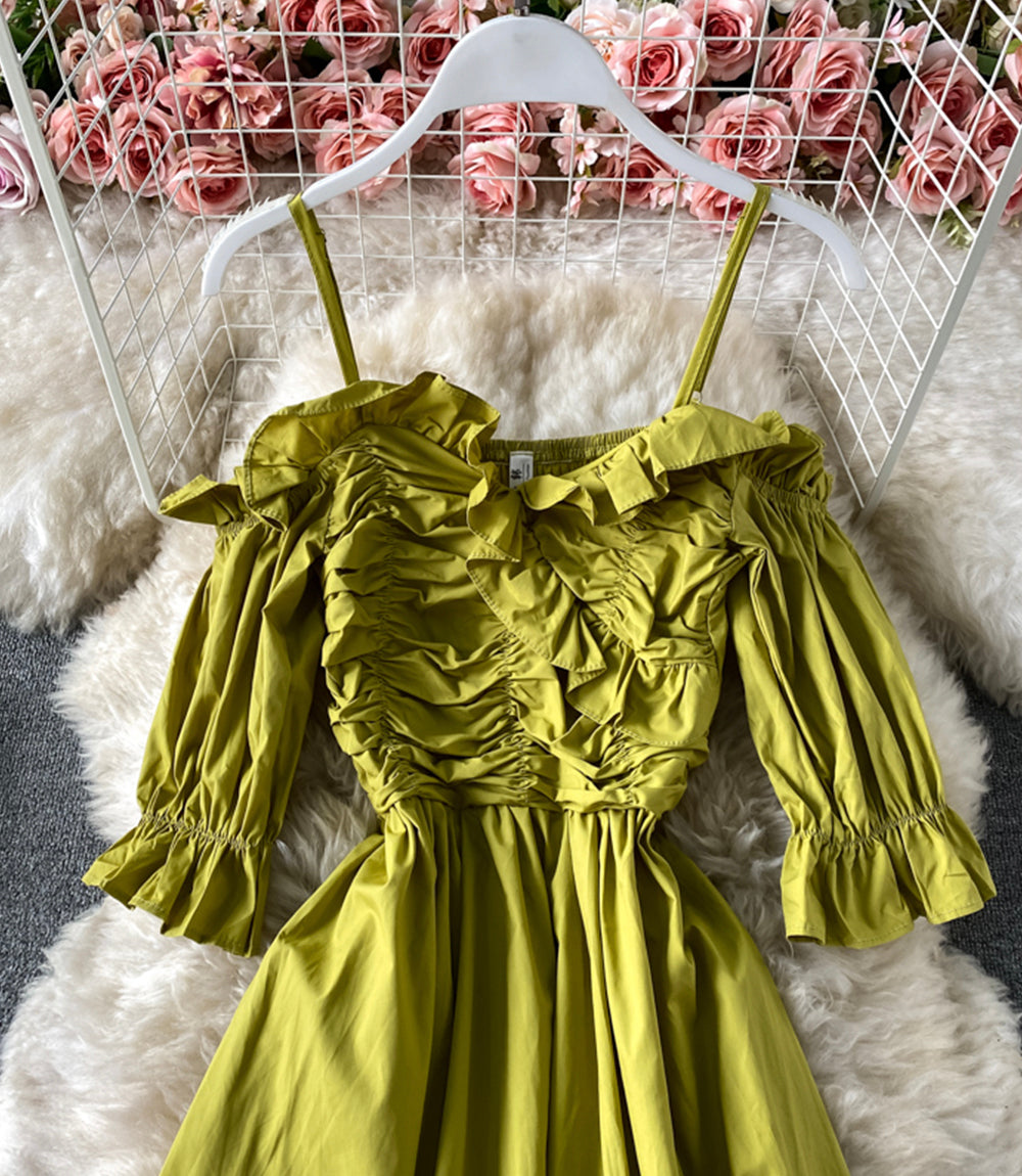 Cute A line short dress  849