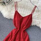Stylish v neck chiffon dress A line dress  773