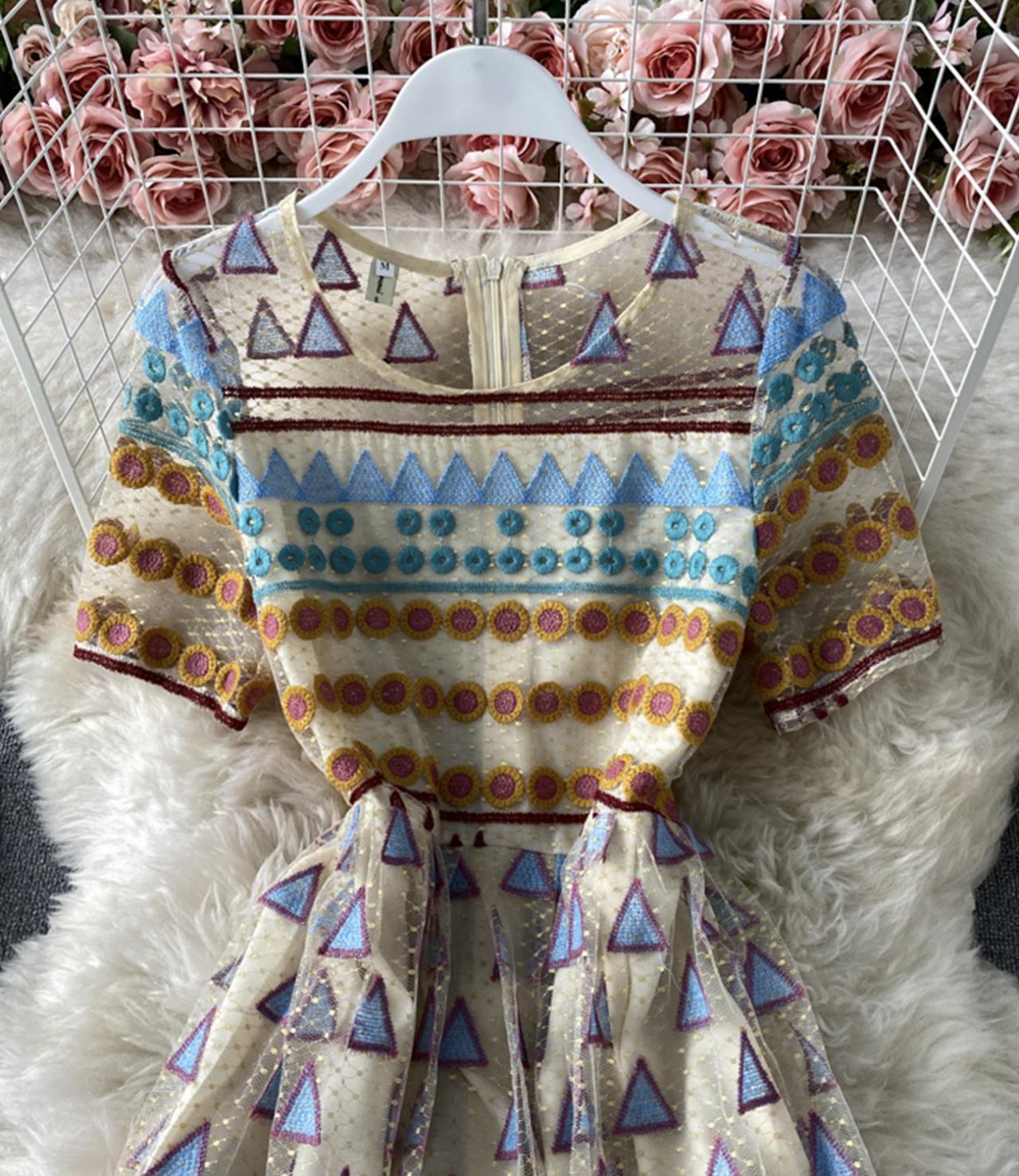 High quality A line short dress  787