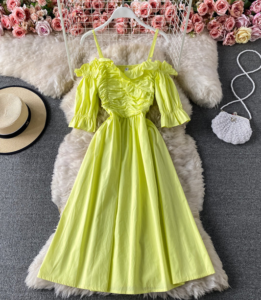 Süßes kurzes Kleid in A-Linie 849