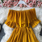 Cute A line dress fashion dress  845