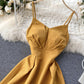 Stylish v neck lace up dress A line party dress  767