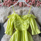 Cute A line short dress  849