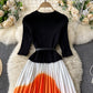 Stylish A line long dress  836