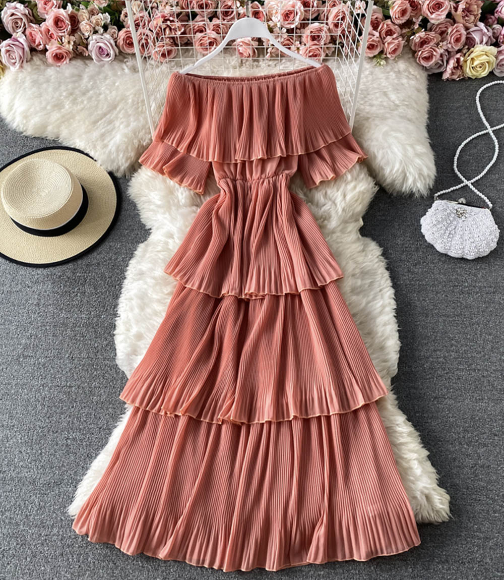 Cute A line dress fashion dress  845