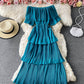 Cute A line dress fashion dress  845