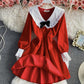 Cute A line long sleeve dress fashion dress  810