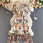 Cute A line dress with embroidery  829