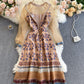 High quality A line long sleeve dress  798