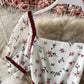 Süßes Blumenkleid in A-Linie, kurzes Kleid 807