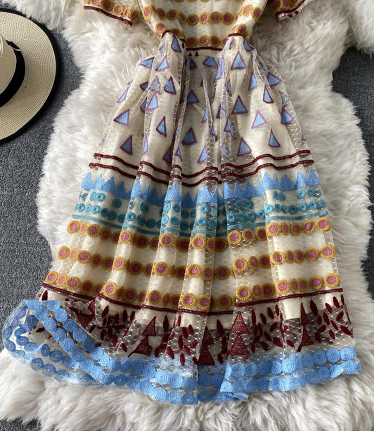 High quality A line short dress  787
