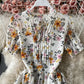 Cute A line floral dress fashion dress  801