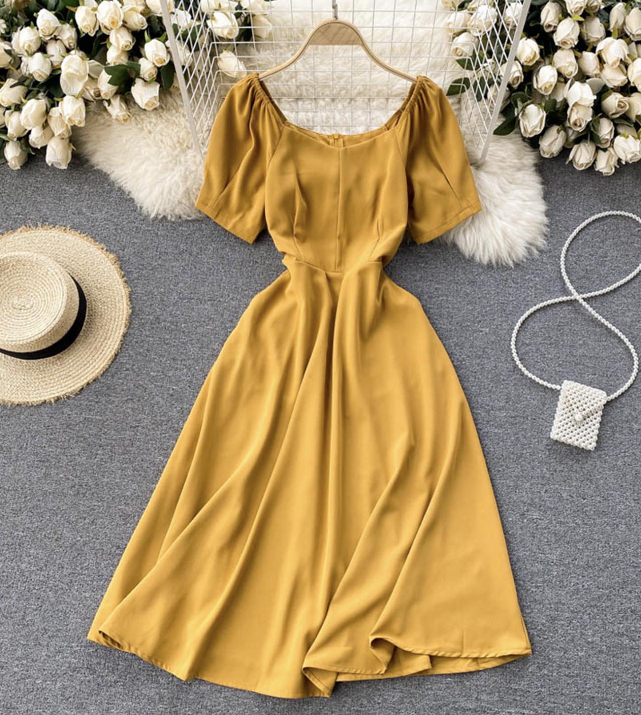 Cute A line short dress  780