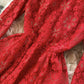 Elegantes Spitzenkleid mit langen Ärmeln Kleid in A-Linie 776