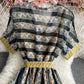 Stylish A line irregular dress  788