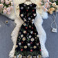 Black lace dress fashion dress  820