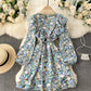 Cute A line floral dress fashion dress  811