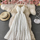 Cute lace backless dress fashion dress  762