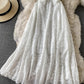 Cute lace backless dress fashion dress  762