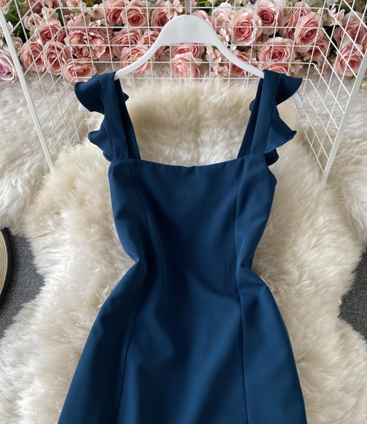 Cute A line short dress fashion dress  751