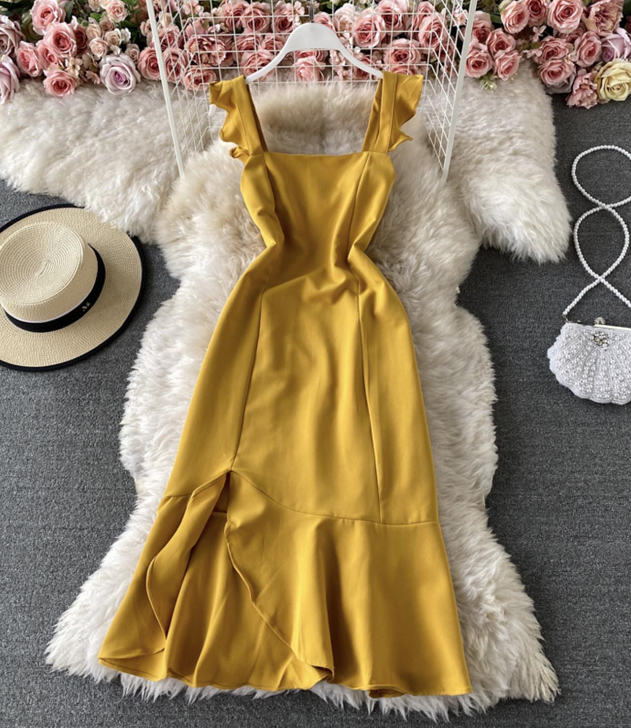 Cute A line short dress fashion dress  751