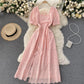 Cute A line short dress fashion dress  699