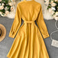 Cute A line shirt dress  935
