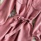 Robe chemise simple à manches longues 976